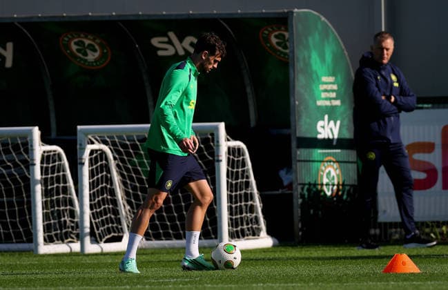 Republic of Ireland Squad Training, FAI National Training Centre, Dublin 30 9 2026 Troy Parrott Troy Parrott 30 9 2026  Copyright: xx RB1_3993