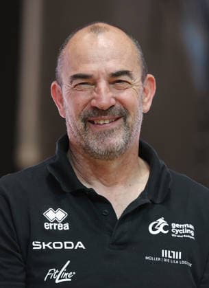 September 30, 2026, Germany, Ludwigsburg, Cycling: 2026 UCI Indoor Cycling World Championships Press Conference, Dieter Maute, National Coach for Artistic Cycling