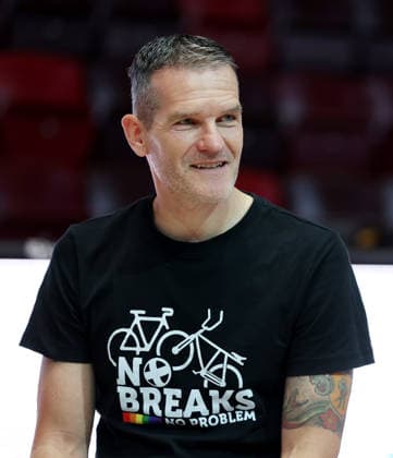 September 30, 2026, Germany, Ludwigsburg, Cycling: 2026 UCI Indoor Cycling World Championships Press Conference, Jens Zimmermann, Founder and CEO of 8Actionn Sport Events