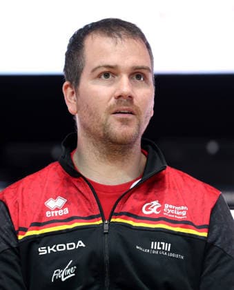 September 30, 2026, Germany, Ludwigsburg, Cycling: 2026 UCI Indoor Cycling World Championships Press Conference, cycle ball player Robert Mlady