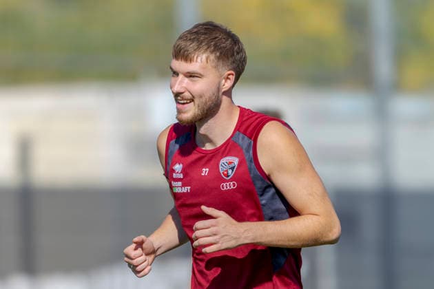 Ingolstadt, Germany, September 30, 2026; 3rd Division 2026–2027; FC Ingolstadt 04; Training; Pictured: Benjamin Kanuric; FCI Training Facility; Audi Sportpark Bayern Copyright: xFotostandx xSchäferx