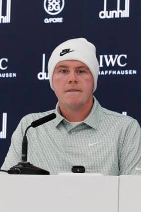 RECORD DATE NOT STATED 30th September 2026; The Old Course, St Andrews Links, St Andrews, Scotland; DP World Tour Golf, Alfred Dunhill Links Championship, Practice Day; Robert Macintyre of Scotland during a press conference, PK, Pressekonferenz to preview the tournament DavidxYoung