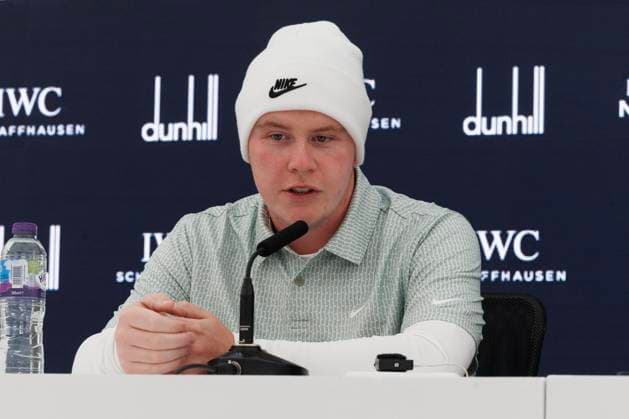 RECORD DATE NOT STATED 30th September 2026; The Old Course, St Andrews Links, St Andrews, Scotland; DP World Tour Golf, Alfred Dunhill Links Championship, Practice Day; Robert Macintyre of Scotland during a press conference, PK, Pressekonferenz to preview the tournament DavidxYoung