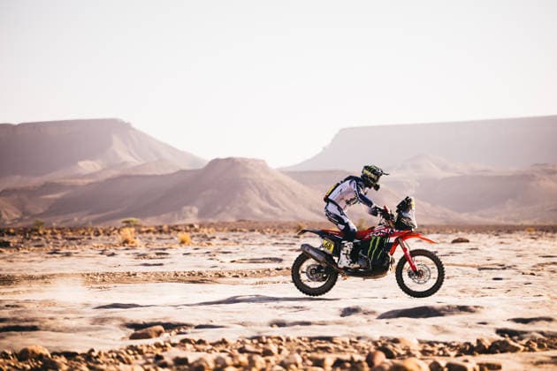 W2RC - RALLYE DU MAROC 2026 68 SCHAREINA Tosha (esp), Monster Energy Honda HRC, Honda CRF 450, FIM W2RC, Rally GP, action during the Stage 2 of the Rallye du Maroc 2026, 4th round of the 2026 WR2C Championship from September 30, 2026 around Zagora, Morocco - AgadirMorocco  Copyright: xDamienxSaulnierx