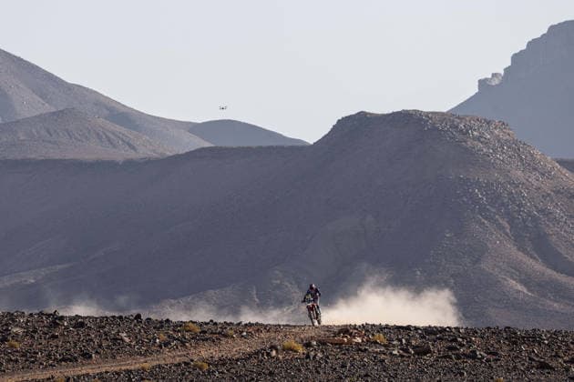 W2RC - RALLYE DU MAROC 2026 42 VAN BEVEREN Adrien (fra), Monster Energy Honda HRC, Honda CRF 450, FIM W2RC, Rally GP, action, during the Stage 2 of the Rallye du Maroc 2026, 4th round of the 2026 WR2C Championship from September 30, 2026 around Zagora, Morocco - AgadirMorocco  Copyright: xDamienxSaulnierx