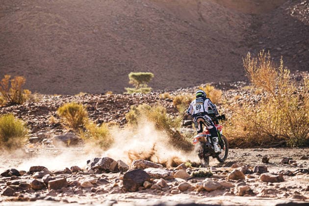 W2RC - RALLYE DU MAROC 2026 69 BRUNO Crivilin (bra), Monster Energy Honda HRC, Honda 450 Rally Factory Replica, FIM W2RC, Rally 2, action during the Stage 2 of the Rallye du Maroc 2026, 4th round of the 2026 WR2C Championship from September 30, 2026 around Zagora, Morocco - AgadirMorocco  Copyright: xDamienxSaulnierx