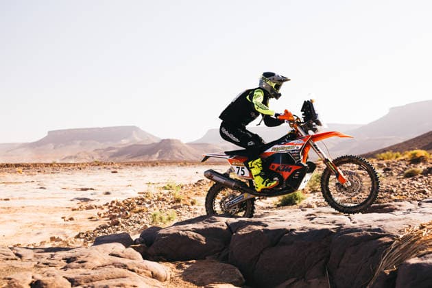 W2RC - RALLYE DU MAROC 2026 75 PAKCIARZ Sebastian (chi), BAS World KTM Team, KTM 450 Rally Factory Replica, FIM W2RC, Rally 2 J, action during the Stage 2 of the Rallye du Maroc 2026, 4th round of the 2026 WR2C Championship from September 30, 2026 around Zagora, Morocco - AgadirMorocco  Copyright: xDamienxSaulnierx