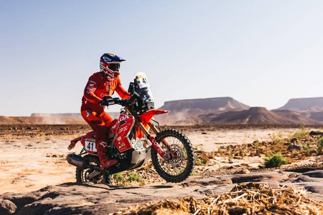 W2RC - RALLYE DU MAROC 2026 41 BARBOSA Ruy (chi), HT Rally Raid, Honda CRF 450, FIM W2RC, Rally 2, action during the Stage 2 of the Rallye du Maroc 2026, 4th round of the 2026 WR2C Championship from September 30, 2026 around Zagora, Morocco - AgadirMorocco  Copyright: xDamienxSaulnierx