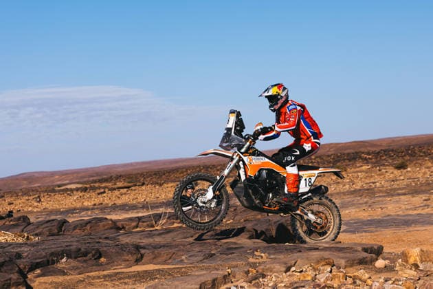 W2RC - RALLYE DU MAROC 2026 18 HERRERA RIED Benjamin (chi), Xraids Experience, KTM 450 Rally Factory Replica, FIM W2RC, Rally 2, action during the Stage 2 of the Rallye du Maroc 2026, 4th round of the 2026 WR2C Championship from September 30, 2026 around Zagora, Morocco - AgadirMorocco  Copyright: xDamienxSaulnierx