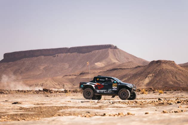 W2RC - RALLYE DU MAROC 2026 240 FERREIRA Joao (por), PALMEIRO Filipe (por), Toyota Hilux IMT Evo, Toyota Gazoo Racing SA, FIA W2RC, ULT T1+, action during the Stage 2 of the Rallye du Maroc 2026, 4th round of the 2026 WR2C Championship from September 30, 2026 around Zagora, Morocco - AgadirMorocco  Copyright: xDamienxSaulnierx