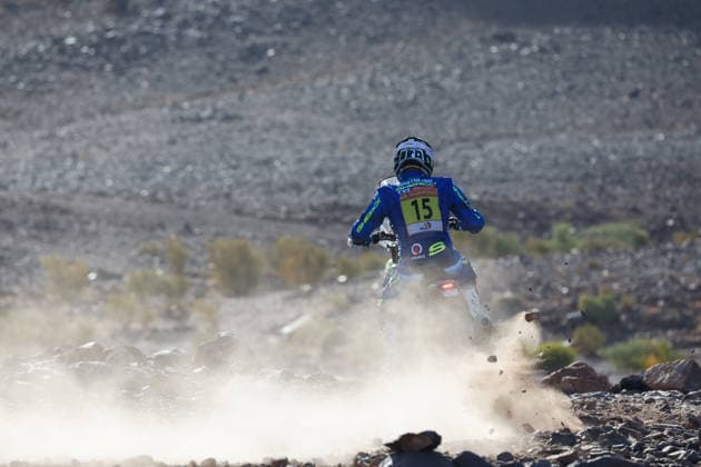 W2RC - RALLYE DU MAROC 2026 15 SANTOLINO Lorenzo (esp), Sherco TVS Rally Factory, Sherco 450 Rally, Rally GP, action, during the Stage 2 of the Rallye du Maroc 2026, 4th round of the 2026 WR2C Championship from September 30, 2026 around Zagora, Morocco - AgadirMorocco  Copyright: xDamienxSaulnierx