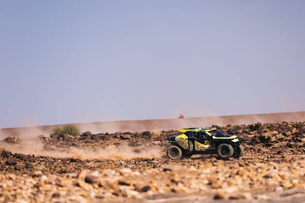 W2RC - RALLYE DU MAROC 2026 223 MORAES Lucas (bra), MORENO Pablo (esp), Dacia Sandrider, The Dacia Sandriders, FIA W2RC, ULT T1+, action during the Stage 2 of the Rallye du Maroc 2026, 4th round of the 2026 WR2C Championship from September 30, 2026 around Zagora, Morocco - AgadirMorocco  Copyright: xDamienxSaulnierx