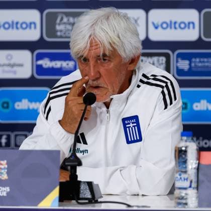 THESSALONIKI - Greece Head Coach Ivan Jovanovic during the press conference, PK, Pressekonferenz on 30 September 2026 regarding the UEFA Nations League match between Greece and the Netherlands at the Toumba Stadium on 1 October 2026 in Thessaloniki, Greece. MARCEL TER BALS ANP UEFA Nations League 2026 27 xVIxANPxSportx xMarcelxterxBalsxIVx 570900853 originalFilename: 570900853.jpg
