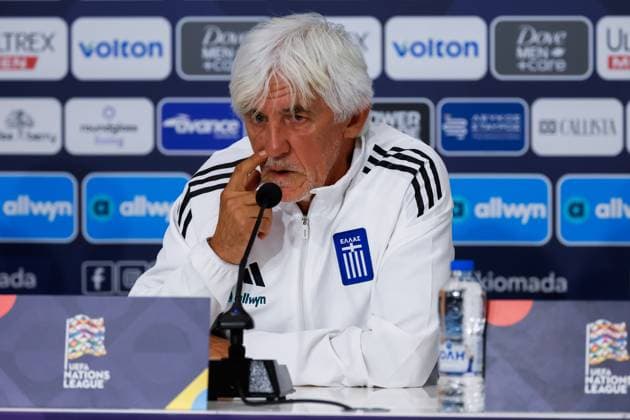 THESSALONIKI - Greece Head Coach Ivan Jovanovic during the press conference, PK, Pressekonferenz on 30 September 2026 regarding the UEFA Nations League match between Greece and the Netherlands at the Toumba Stadium on 1 October 2026 in Thessaloniki, Greece. MARCEL TER BALS ANP UEFA Nations League 2026 27 xVIxANPxSportx xMarcelxterxBalsxIVx 570900873 originalFilename: 570900873.jpg