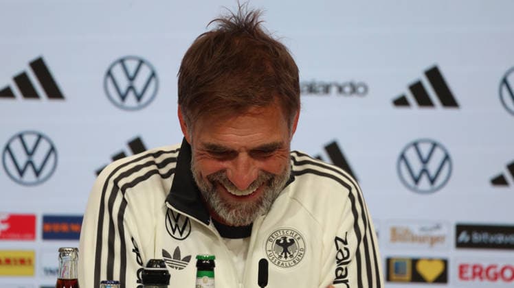 September 30, 2026, xrekx, Soccer: UEFA Nations League, Germany Press Conference with Jürgen Klopp and Jonas Urbig (from left: Jürgen Klopp, Germany’s coach, Munich)