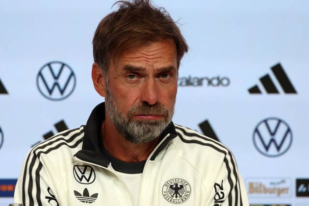 September 30, 2026, xrekx, Soccer: UEFA Nations League, Germany Press conference with Jürgen Klopp and Jonas Urbig (from left: Jürgen Klopp, Germany coach, Munich)