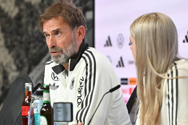 GERMANY press conference, PK, Pressekonferenz JURGEN KLOPP coach of Germany press conference at Allianz arena , Munich 01.10.2026 Foto: FOOTBALL, SERBIA, GERMANY, UEFA NATIONS LEAGUE, PRESS CONFEFERENCE Munich Allianz arena Germany Copyright: xMarkoxMetlas xMNxPressx