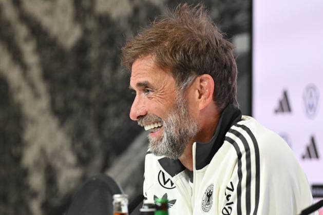 GERMANY press conference, PK, Pressekonferenz JURGEN KLOPP coach of Germany press conference at Allianz arena , Munich 01.10.2026 Foto: FOOTBALL, SERBIA, GERMANY, UEFA NATIONS LEAGUE, PRESS CONFEFERENCE Munich Allianz arena Germany Copyright: xMarkoxMetlas xMNxPressx
