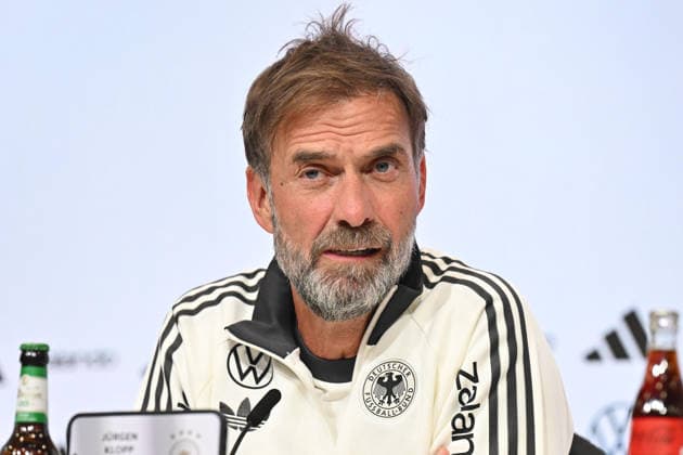 GERMANY press conference, PK, Pressekonferenz JURGEN KLOPP coach of Germany press conference at Allianz arena , Munich 01.10.2026 Foto: FOOTBALL, SERBIA, GERMANY, UEFA NATIONS LEAGUE, PRESS CONFEFERENCE Munich Allianz arena Germany Copyright: xMarkoxMetlas xMNxPressx