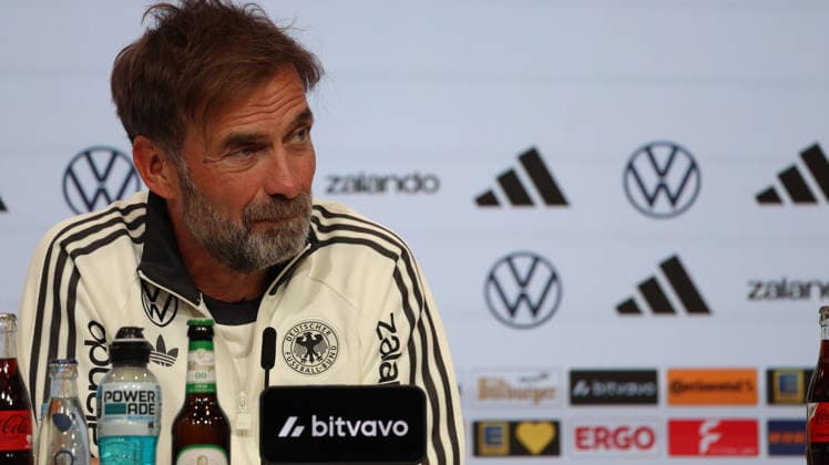 September 30, 2026, xrekx, Soccer: UEFA Nations League, Germany Press Conference with Jürgen Klopp and Jonas Urbig (from left: Jürgen Klopp, Germany’s coach, Munich)