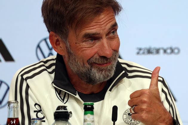 September 30, 2026, xrekx, Soccer: UEFA Nations League, Germany Press Conference with Jürgen Klopp and Jonas Urbig (from left: Jürgen Klopp, Germany s head coach, Munich)