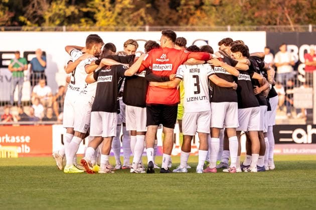 TSG Balingen vs. SSV Ulm 1846 Soccer, State Cup, WFV Cup, Round of 16, BIZERBA ARENA Balingen September 30, 2026 Team Team Circle Squad Team Circle SSV Ulm 1846 Soccer TSG Balingen vs. SSV Ulm 1846 Soccer, State Cup, WFV Cup, Round of 16, BIZERBA ARENA Balingen September 30, 2026 Photo by Lucca Fundel Balingen BIZERBA ARENA Baden-Württemberg Germany