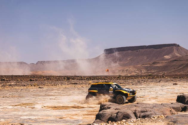 W2RC - RALLYE DU MAROC 2026 222 DE MEVIUS Guillaume (bel), BAUMEL Mathieu (fra), X-Raid Mini JCW 3.0i, X-Raid Team, FIA W2RC, ULT T1+, action during the Stage 2 of the Rallye du Maroc 2026, 4th round of the 2026 WR2C Championship from September 30, 2026 around Zagora, Morocco - AgadirMorocco  Copyright: xDamienxSaulnierx