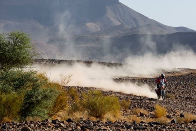 W2RC - RALLYE DU MAROC 2026 18 HERRERA RIED Benjamin (chi), Xraids Experience, KTM 450 Rally Factory Replica, FIM W2RC, Rally 2, action, during the Stage 2 of the Rallye du Maroc 2026, 4th round of the 2026 WR2C Championship from September 30, 2026 around Zagora, Morocco - AgadirMorocco  Copyright: xDamienxSaulnierx