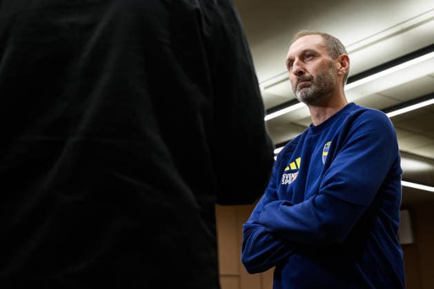 September 30, 2026: Assistant coach Andreas Georgson of the Swedish men’s national soccer team at a press event on September 30, 2026 in Stockholm. Photo by Jesper Zerman, BILDBYRAN, code JZ JZ0763: soccer, football, fotball, Nations League, UEFA Nations League, press conference, event, meeting, Sweden, Sverige, Sverige A, bbeng  Copyright: JESPERxZERMAN BB260930JZ054
