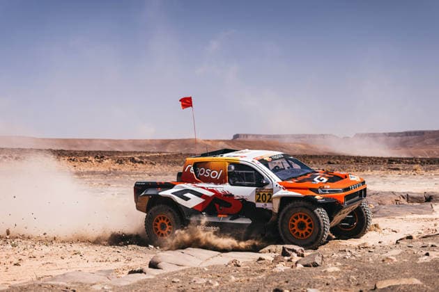 W2RC - RALLYE DU MAROC 2026 202 LATEGAN Henk (rsa), CUMMINGS Brett (rsa), Toyota Hilux GR, Toyota Gazoo Racing W2RC, FIA W2RC,ULT T1+, action during the Stage 2 of the Rallye du Maroc 2026, 4th round of the 2026 WR2C Championship from September 30, 2026 around Zagora, Morocco - AgadirMorocco  Copyright: xDamienxSaulnierx