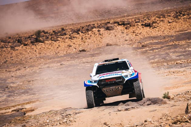 W2RC - RALLYE DU MAROC 2026 231 ALVAREZ Lucio (arg), GRAUE Bernardo (arg), Toyota Hilux IMT Evo, SVR, FIA W2RC, ULT T1+, action during the Stage 2 of the Rallye du Maroc 2026, 4th round of the 2026 WR2C Championship from September 30, 2026 around Zagora, Morocco - AgadirMorocco  Copyright: xDamienxSaulnierx