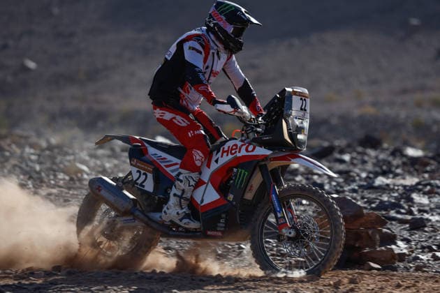 W2RC - RALLYE DU MAROC 2026 22 GHORPADE Shlok (ind) , ero Motosports Team Rally, Hero 450 Rally, FIM W2RC, Rally 2, action, during the Stage 2 of the Rallye du Maroc 2026, 4th round of the 2026 WR2C Championship from September 30, 2026 around Zagora, Morocco - AgadirMorocco  Copyright: xDamienxSaulnierx