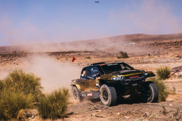 W2RC - RALLYE DU MAROC 2026 224 BAUMGART Marcos (bra), CINCEA Kleber (bra), Toyota Hilux IMT Evo, SVR, FIA W2RC, ULT T1+, action during the Stage 2 of the Rallye du Maroc 2026, 4th round of the 2026 WR2C Championship from September 30, 2026 around Zagora, Morocco - AgadirMorocco  Copyright: xDamienxSaulnierx