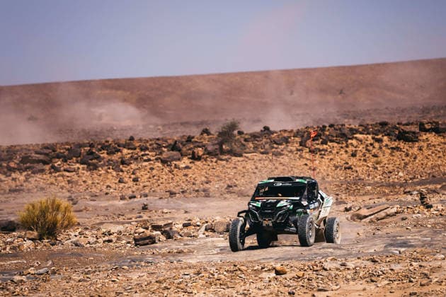 W2RC - RALLYE DU MAROC 2026 401 GONZALEZ FERIOLI Jeremias (arg), RINALDI Gonzalo (arg), BRP Can-Am Maverick R, Can-Am Factory Team, SSV SSV1, action during the Stage 2 of the Rallye du Maroc 2026, 4th round of the 2026 WR2C Championship from September 30, 2026 around Zagora, Morocco - AgadirMorocco  Copyright: xDamienxSaulnierx