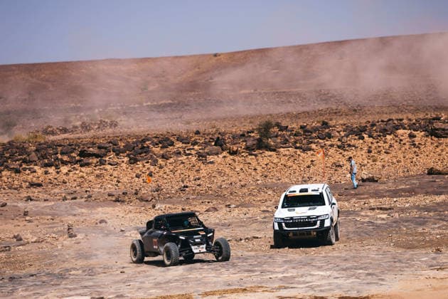 W2RC - RALLYE DU MAROC 2026 308 ANDUJAR Manuel (arg), FRINI AndrÃ s (arg), Taurus Evo Max, 7240 Rally Team, CHG CHG1, 505 SEAIDAN Yasir (ksa), POLATO Jean-Michel (fra), Toyota Land Cruiser GR Team Land Cruiser Toyota Auto Body, FIA W2RC, STK STK, action during the Stage 2 of the Rallye du Maroc 2026, 4th round of the 2026 WR2C Championship from September 30, 2026 around Zagora, Morocco - AgadirMorocco  Copyright: xDamienxSaulnierx