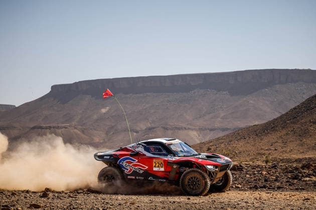 W2RC - RALLYE DU MAROC 2026 220 SERRADORI Mathieu (fra), MINAUDIER Loïc (fra), Century Racing CR7, Century Racing Factory Team, FIA W2RC, ULT T1+, action, during the Stage 2 of the Rallye du Maroc 2026, 4th round of the 2026 WR2C Championship from September 30, 2026 around Zagora, Morocco - AgadirMorocco Copyright: xDamienxSaulnierx