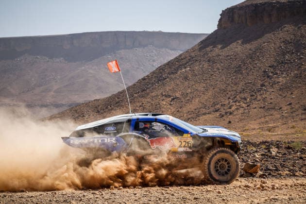 W2RC - RALLYE DU MAROC 2026 226 EKSTRÖM Mattias (swe), BERGKVIST Emil (swe), Ford Raptor, Ford Racing, FIA W2RC, ULT T1+, action during the Stage 2 of the Rallye du Maroc 2026, 4th round of the 2026 WR2C Championship from September 30, 2026 around Zagora, Morocco - AgadirMorocco  Copyright: xDamienxSaulnierx