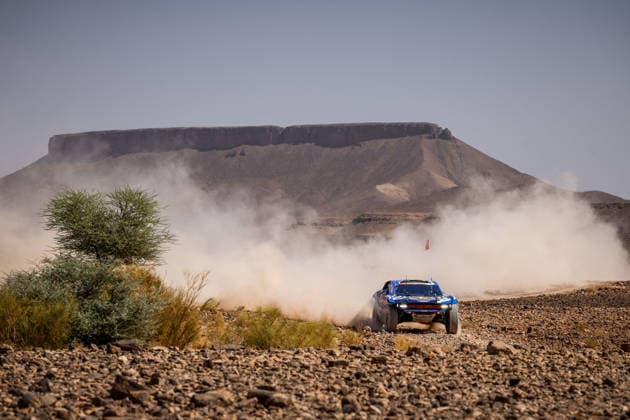 W2RC - RALLYE DU MAROC 2026 299 AL ATTIYAH Nasser (qat), LURQUIN Fabian (bel), Dacia Sandrider, The Dacia Sandriders, FIA W2RC, ULT T1+, action, during the Stage 2 of the Rallye du Maroc 2026, 4th round of the 2026 WR2C Championship from September 30, 2026 around Zagora, Morocco - AgadirMorocco Copyright: xDamienxSaulnierx