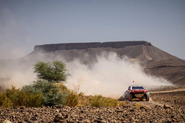 W2RC - RALLYE DU MAROC 2026 202 LATEGAN Henk (rsa), CUMMINGS Brett (rsa), Toyota Hilux GR, Toyota Gazoo Racing W2RC, FIA W2RC,ULT T1+, action, during the Stage 2 of the Rallye du Maroc 2026, 4th round of the 2026 WR2C Championship from September 30, 2026 around Zagora, Morocco - AgadirMorocco Copyright: xDamienxSaulnierx