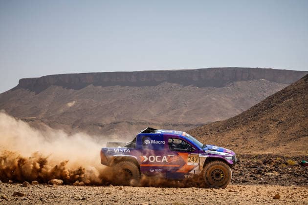 W2RC - RALLYE DU MAROC 2026 247 GRAJEK Wlodzimierz (pol), CZACHOR Jacek (pol), Toyota Hilux GR, Grajek Rally Team, ULT T1+, action, during the Stage 2 of the Rallye du Maroc 2026, 4th round of the 2026 WR2C Championship from September 30, 2026 around Zagora, Morocco - AgadirMorocco  Copyright: xDamienxSaulnierx