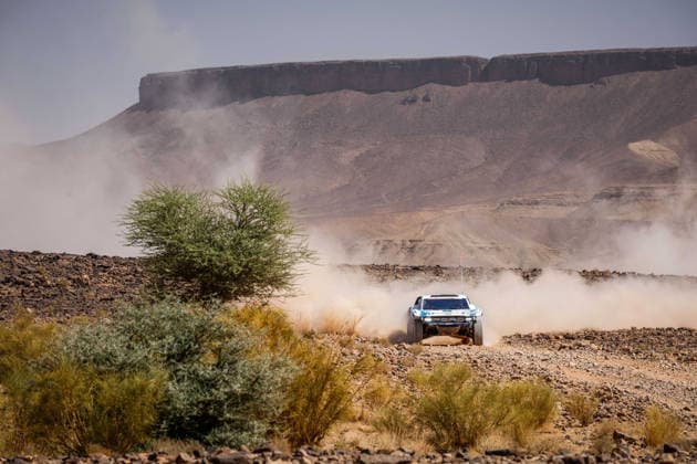W2RC - RALLYE DU MAROC 2026 217 KROTOV Denis (kgz), ZHILTSOV Konstantin (kgz), Ford Raptor, M Rally Raid Team, FIA W2RC, ULT T1+, action, during the Stage 2 of the Rallye du Maroc 2026, 4th round of the 2026 WR2C Championship from September 30, 2026 around Zagora, Morocco - AgadirMorocco Copyright: xDamienxSaulnierx