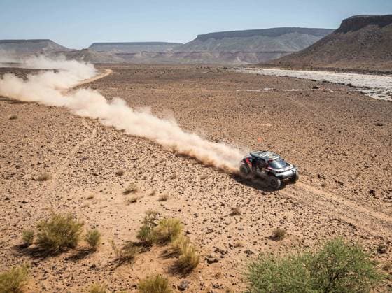 W2RC - RALLYE DU MAROC 2026 299 AL ATTIYAH Nasser (qat), LURQUIN Fabian (bel), Dacia Sandrider, The Dacia Sandriders, FIA W2RC, ULT T1+, action, during the Stage 2 of the Rallye du Maroc 2026, 4th round of the 2026 WR2C Championship from September 30, 2026 around Zagora, Morocco - AgadirMorocco  Copyright: xDamienxSaulnierx