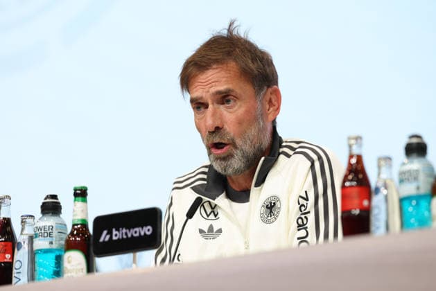 Jürgen Klopp, Germany, National Team Coach at the press conference, GER, German National Team, Post-match press conference, Soccer, UEFA Nations League, 2026–2027 season, September 30, 2026, GER, German National Team, Closing Press Conference, Soccer, UEFA Nations League, 2026–2027 Season, September 30, 2026, Munich Copyright: xEibner-Pressefoto JennixMaulx EP_JML