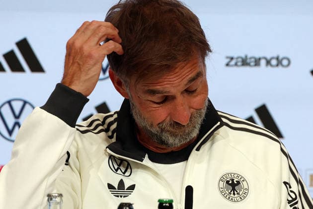 September 30, 2026, xrekx, Soccer: UEFA Nations League, Germany Press Conference with Jürgen Klopp and Jonas Urbig (from left: Jürgen Klopp, Germany s coach, Munich)