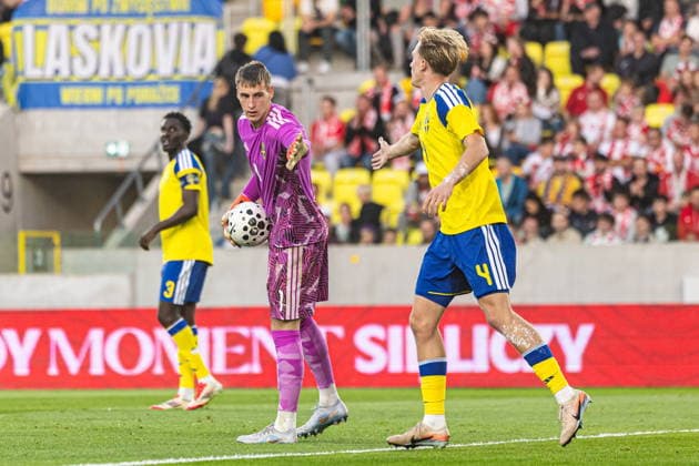 KATOWICE 30.09.2026 MECZ ELIMINACJE MLODZIEZOWYCH MISTRZOSTW EUROPY U21, U 21 GRUPA E: POLSKA - SZWECJA --- UEFA EUROPEAN UNDER-21 CHAMPIONSHIP 2027 QUALIFYING ROUND FOOTBALL GROUP E MATCH: POLAND - SWEDEN NZ ELIS JAGER OLLE SAMUELSSON FOT. ZUZA TWARDOSZ 400mm.pl NEWSPIX.PL --- newspix.pl 