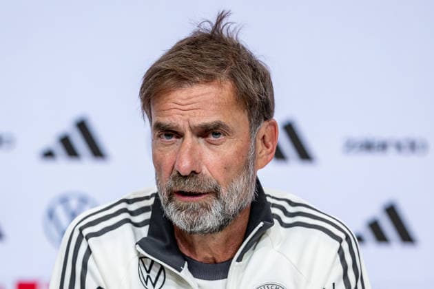 Jürgen Klopp, Head Coach, German National Team Coach, Germany, Portrait, GER, Germany vs. Serbia, Soccer, UEFA Nations League, League Phase, League A, Post-Match Press Conference, 2026–2027 Season, September 30, 2026 DFL DFB REGULATIONS PROHIBIT ANY USE OF PHOTOGRAPHS AS IMAGE SEQUENCES AND OR QUASI-VIDEO Photo: HMB Media, Heike Feiner Copyright: HMBxMedia HeikexFeiner