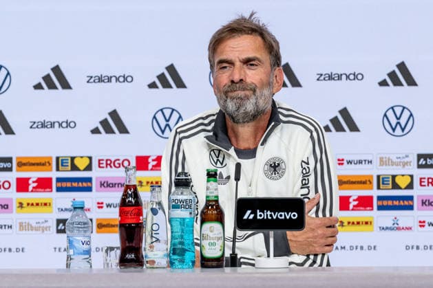 Jürgen Klopp, Head Coach, German National Team Coach, Germany, Portrait, GER, Germany vs. Serbia, Soccer, UEFA Nations League, League A, Post-Match Press Conference, 2026–2027 Season, September 30, 2026 DFL DFB REGULATIONS PROHIBIT ANY USE OF PHOTOGRAPHS AS IMAGE SEQUENCES AND OR QUASI-VIDEO Photo: HMB Media, Heike Feiner Copyright: HMBxMedia HeikexFeiner