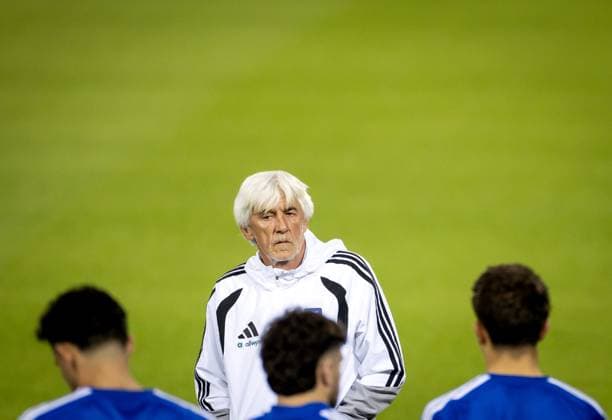 THESSALONIKI - Greek national team, Nationalteam coach Ivan Jovanovic during a training session at PAOK FC s Toumba Stadium, ahead of the Nations League match between the Netherlands and Greece. KOEN VAN WEEL ANP xVIxANPxSportx xxANPxIVx 570907956 originalFilename: 570907956.jpg
