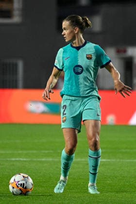 IPA89149461 - Irene Paredes of FC Barcelona, Barca during the match between A.S. Roma Femminile and FC Barcelona Women in the UEFA Women s Champions League at Tre Fontane Stadium in Rome on September 30, 2026.  Copyright: xMarioxQuartapelle IPAxSportx xx IPA89149461