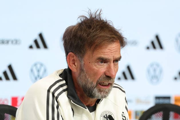 Jürgen Klopp, Germany, national team coach at the press conference, GER, German national team, post-match press conference, soccer, UEFA Nations League, 2026–2027 season, September 30, 2026, GER, German National Team, Closing Press Conference, Soccer, UEFA Nations League, 2026–2027 Season, September 30, 2026, Munich Copyright: xEibner-Pressefoto JennixMaulx EP_JML